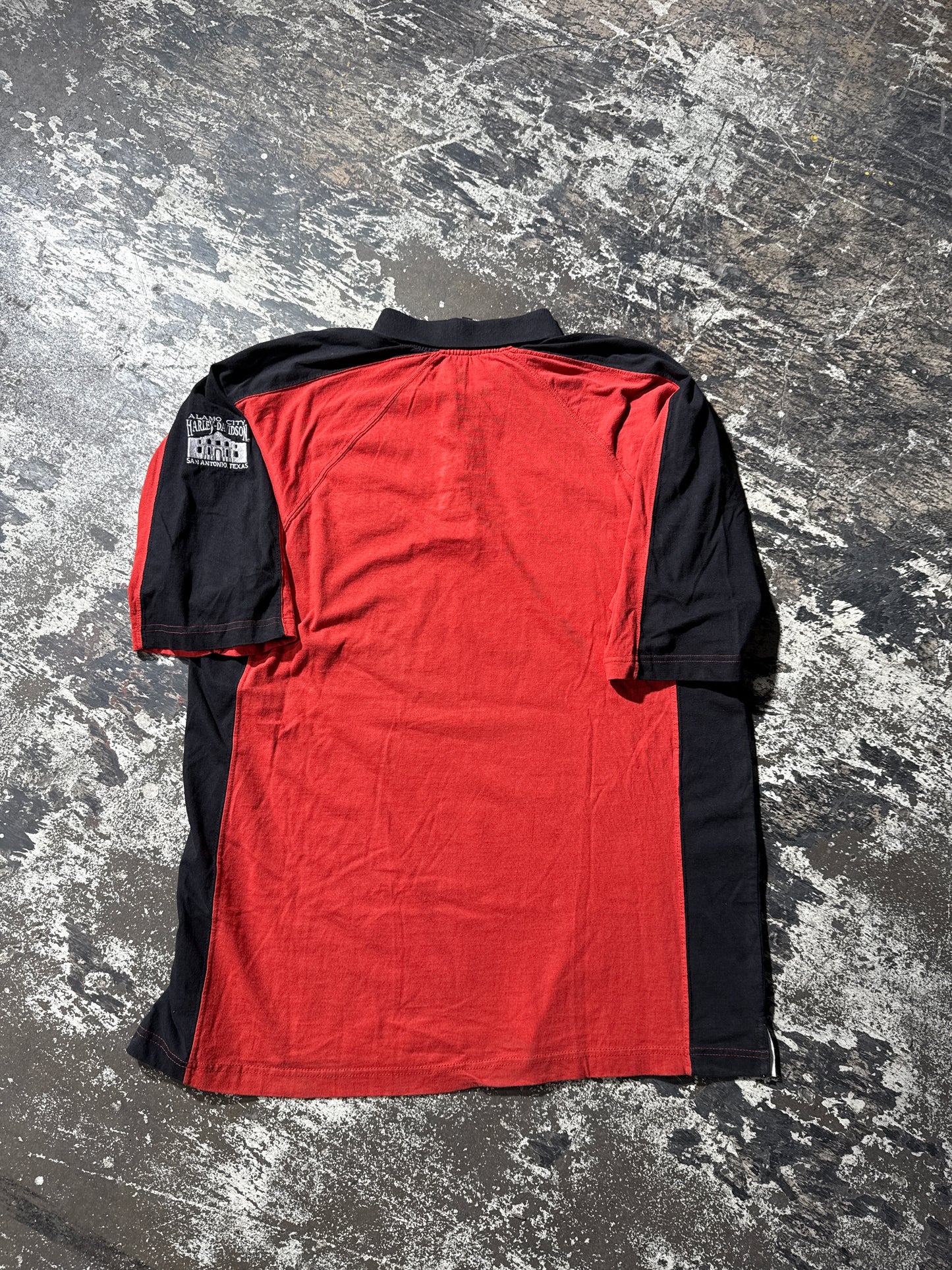 (XL) Harley Davidson Alamo Red Polo
