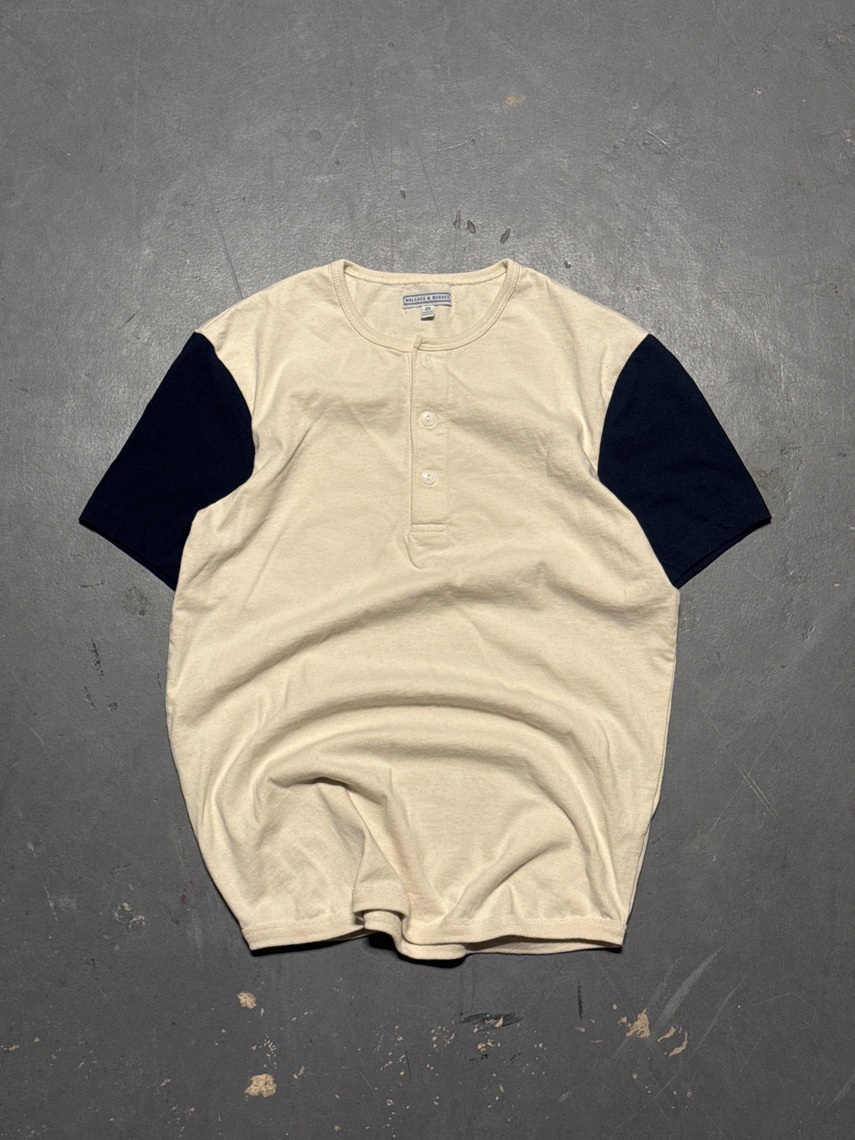 (XS) Wallace & Barnes Quarter Button Shirt