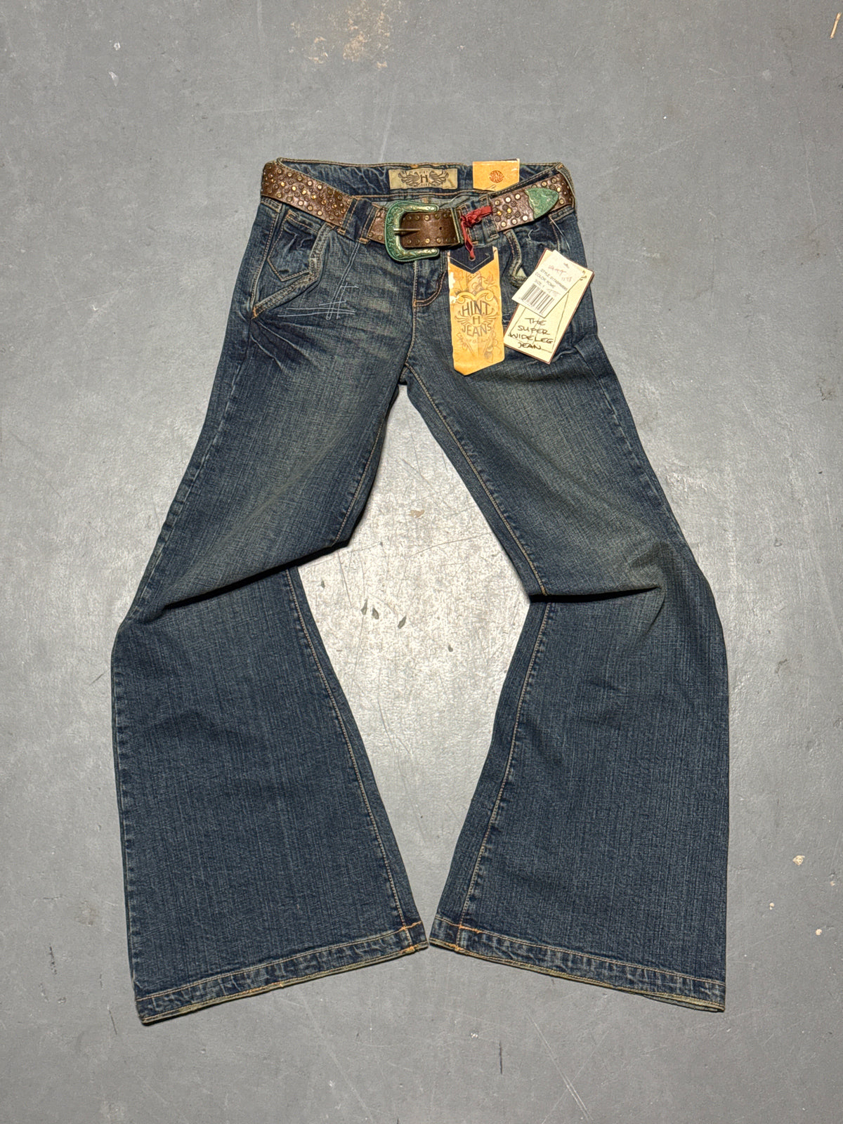 (24x34) Hint Jeans Brand New Wide Leg Denim