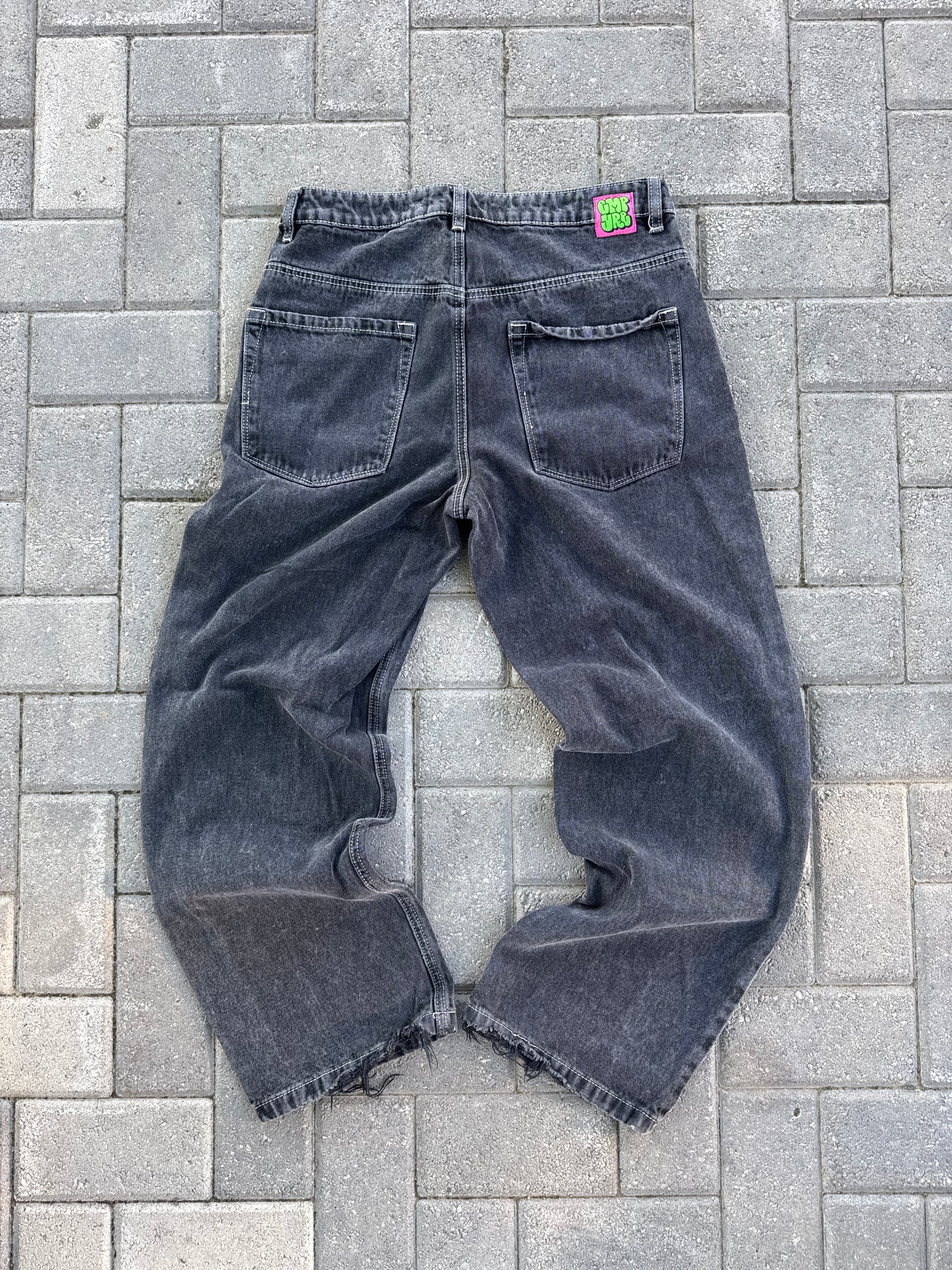 (30x30) Empyre Charcoal Baggy Women Denim Pants