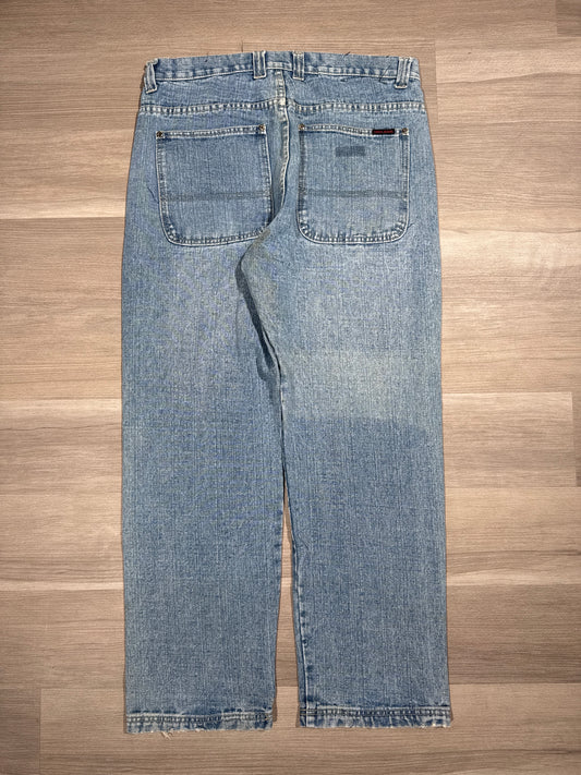 (36x32) Moda Jeans Baggy Y2K