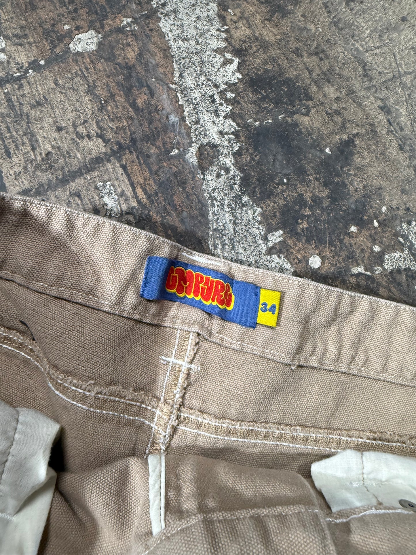 (34x28) Empyre Double Knee Dungarees