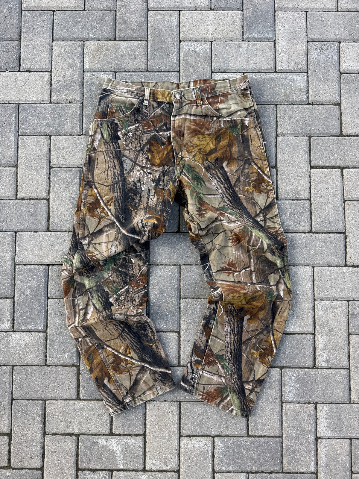 (36x32) Vintage Wrangler Progear RealTree Denim Pants