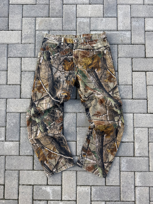(36x32) Vintage Wrangler Progear RealTree Denim Pants
