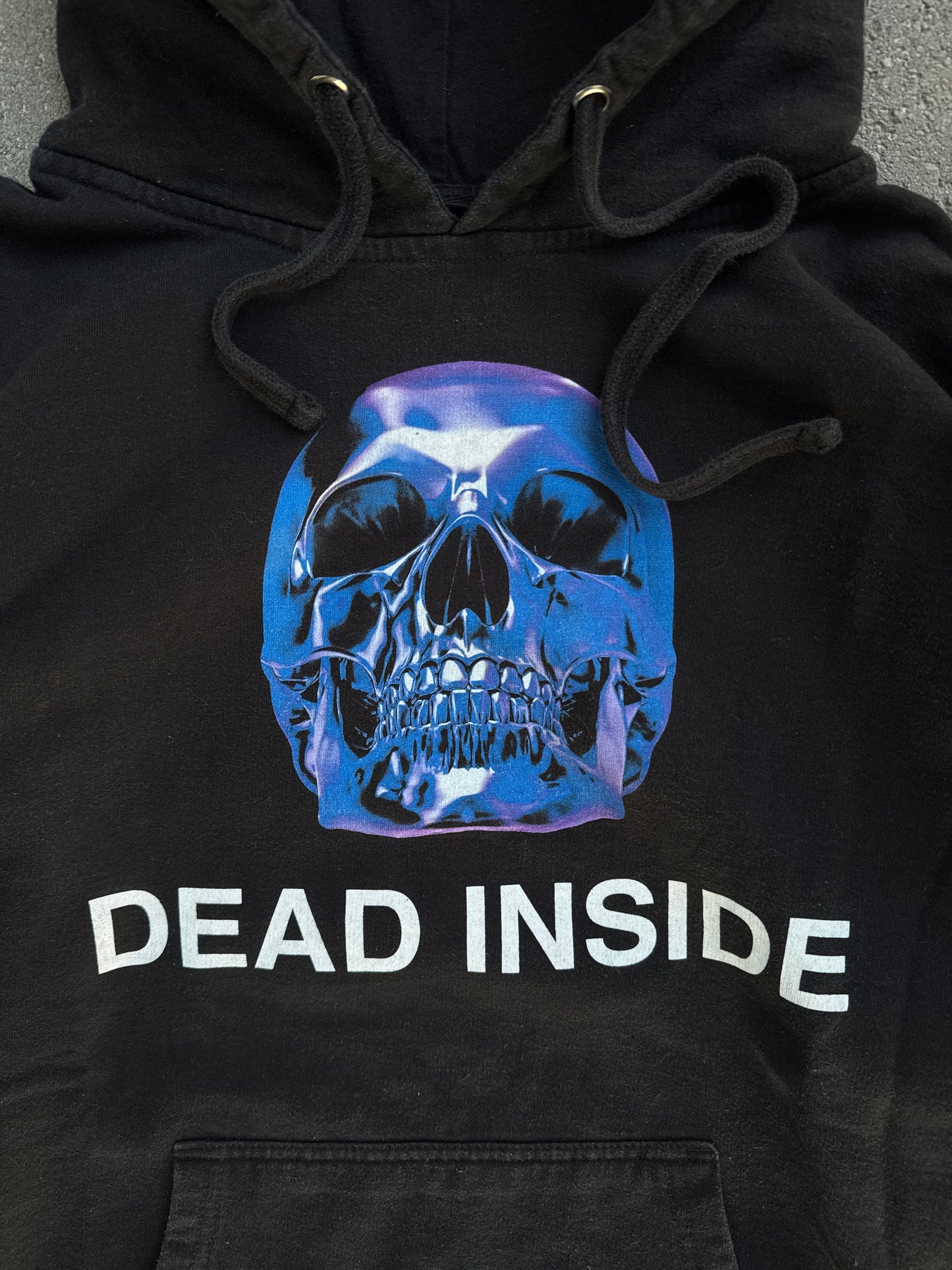 (L) Dead Inside Black Hoodie