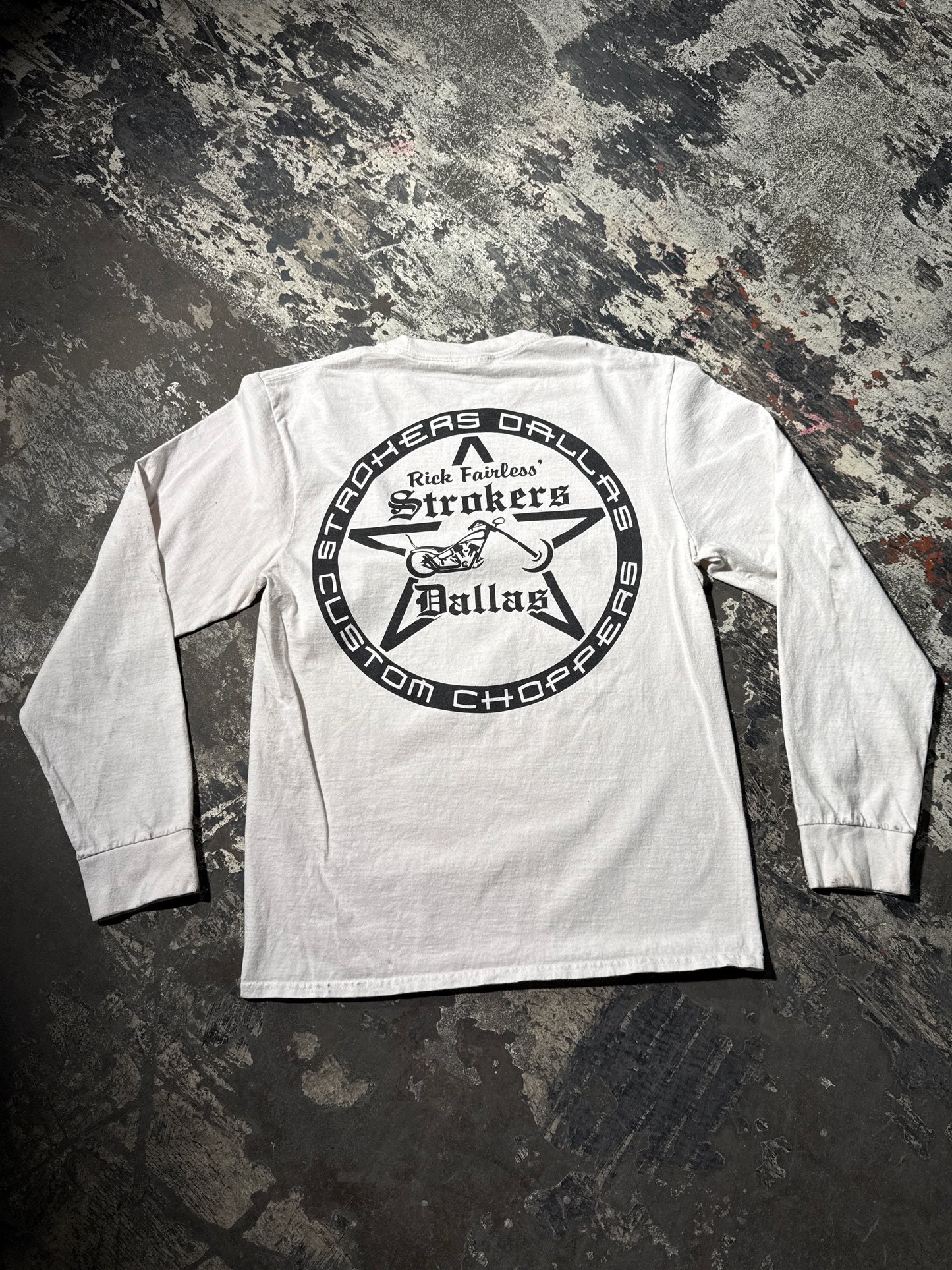 (M) Strokers Dallas Biker Long Sleeve T-shirt