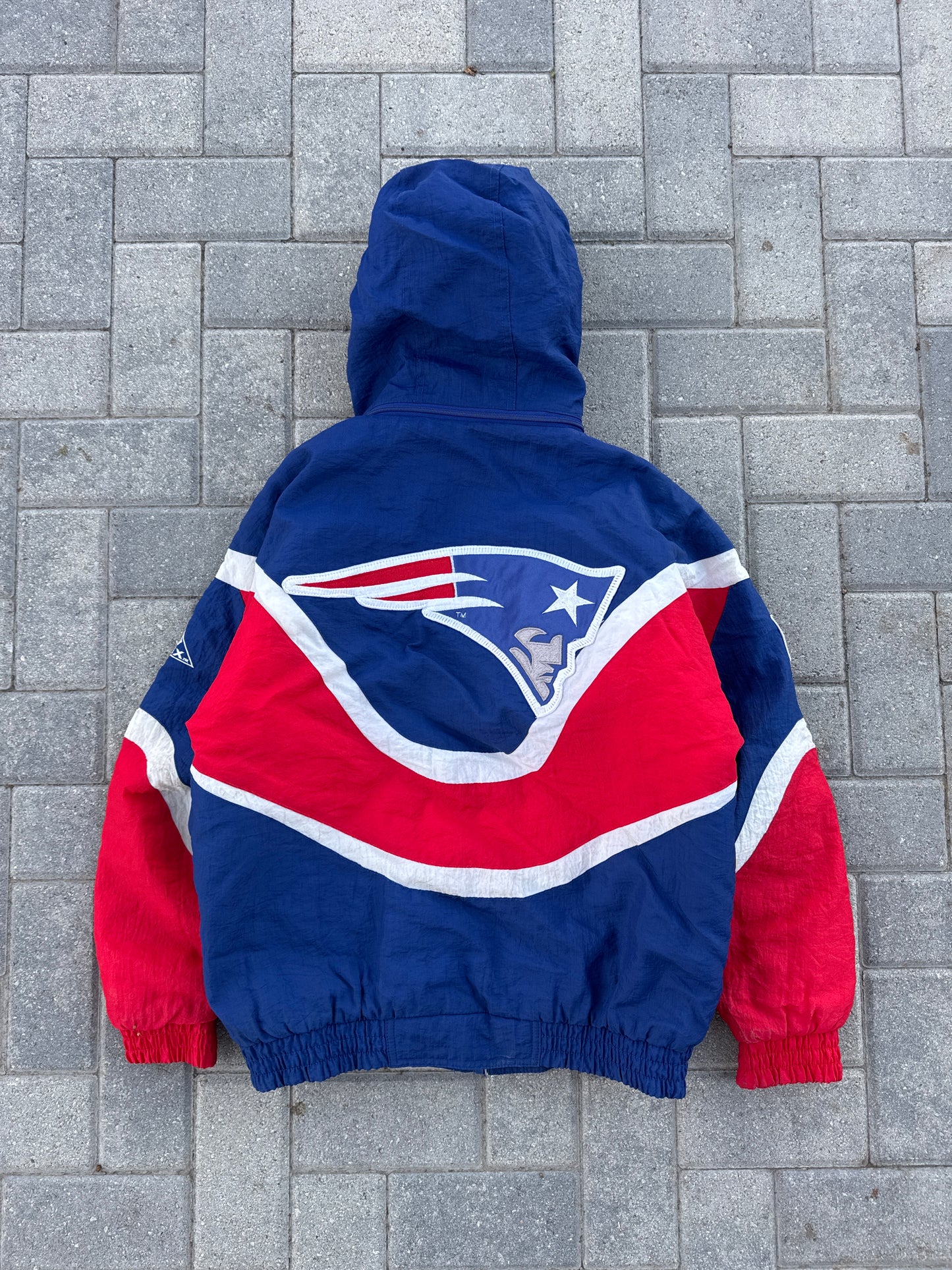 (S) Vintage Apex New England Patriots Bomber Jacket
