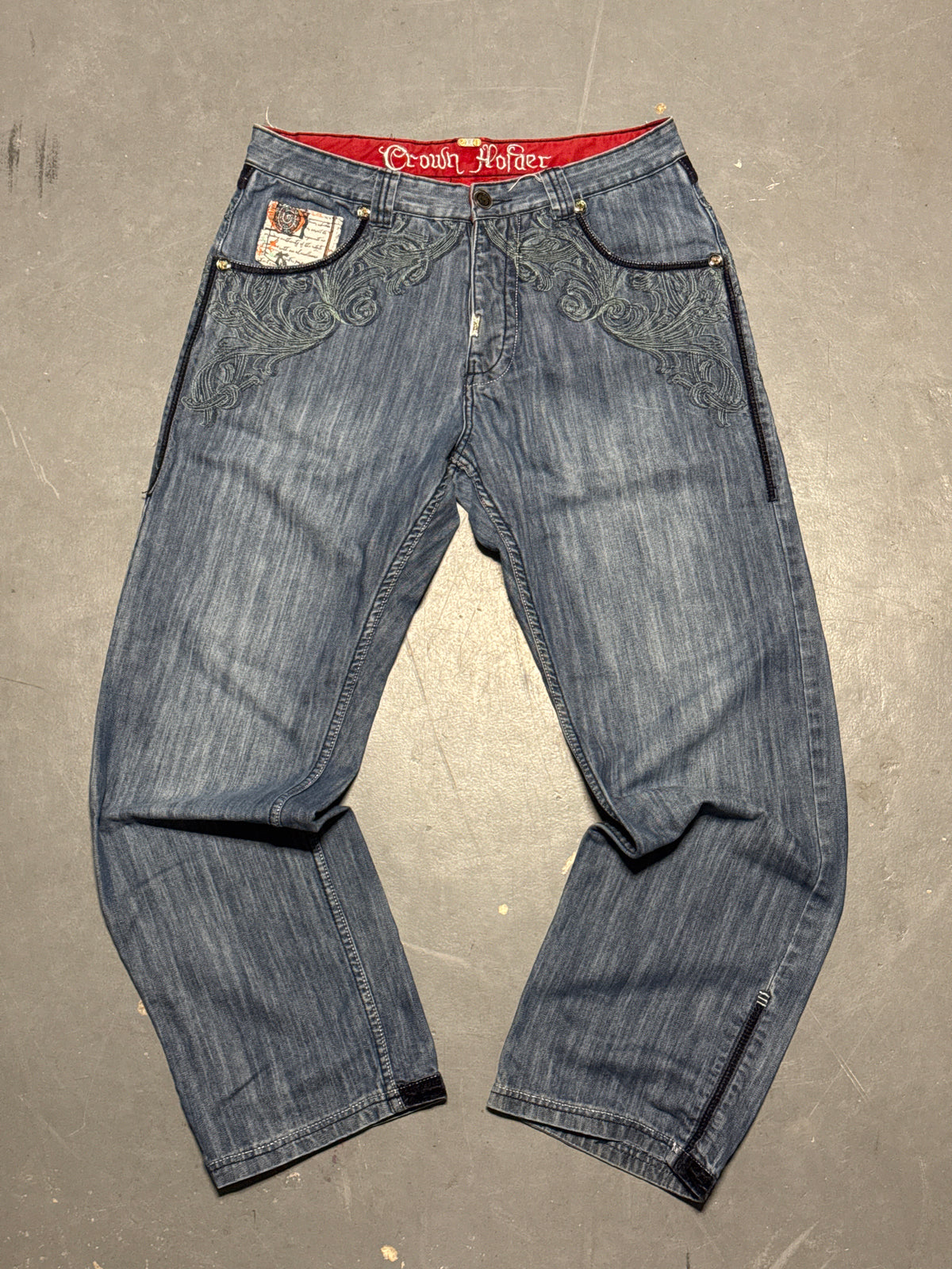 (34x34) Crown Holder Baggy Denim