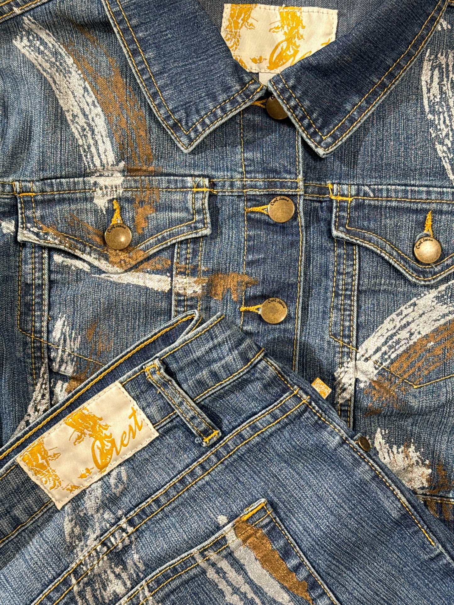 (M) Crest Jeans Painted Set