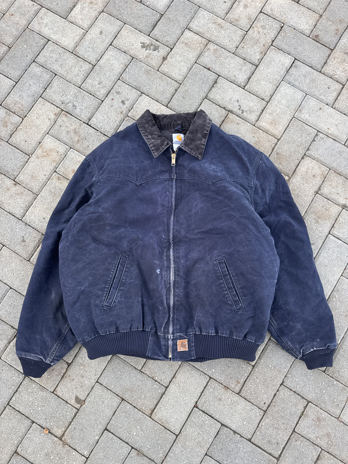 (3XL) Carhartt Bomber Canvas Blue Jacket