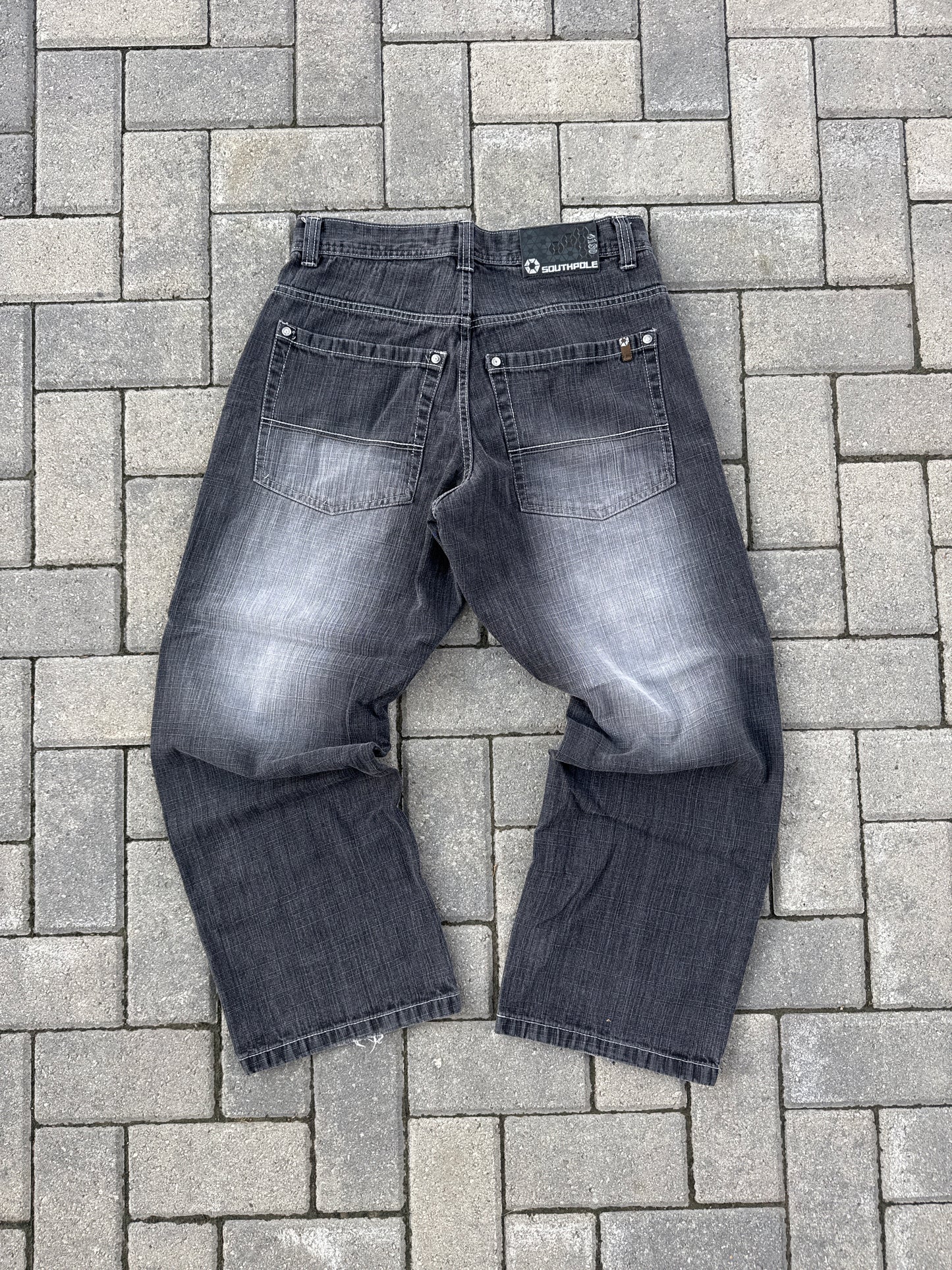 (32x30) SouthPole Brown Tab Denim Pants