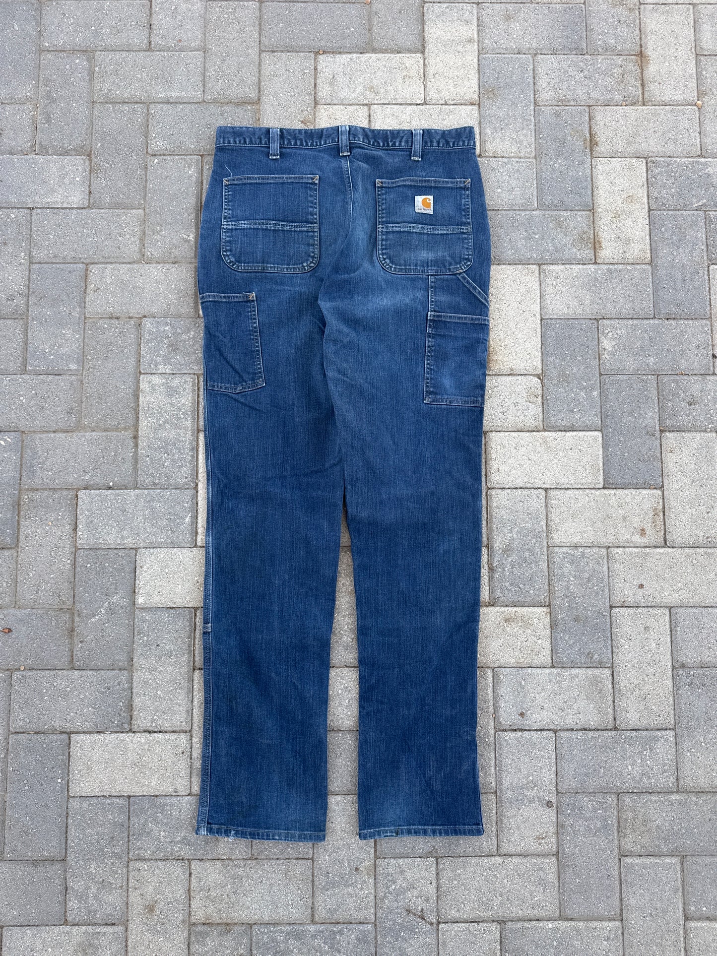 (36x36) Carhartt Relaxed Fit Double-Knee Denim Pants
