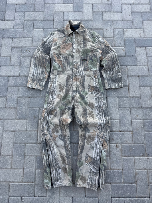 (M) Vintage Liberty Wood Camo Coveralls