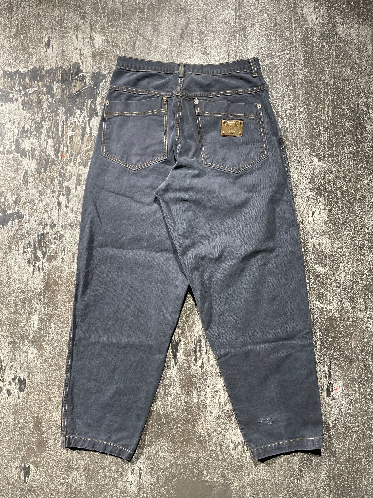 (36x32) Vintage Karl Kani-Jeans Ash Blue