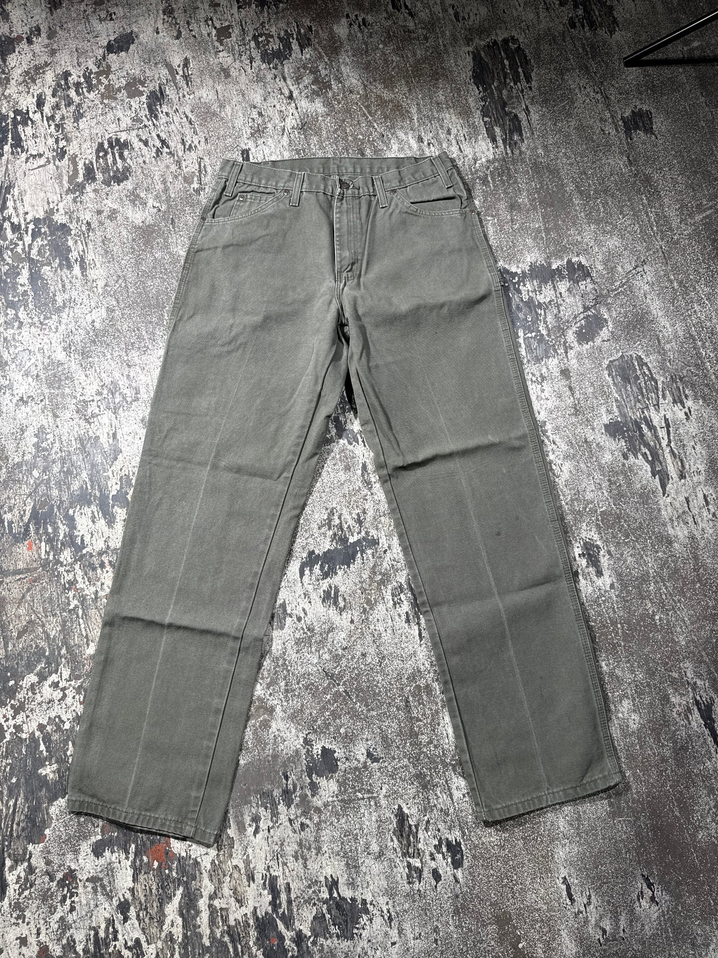 (34x34) Green Dickies Dungaree Carpenter Pants