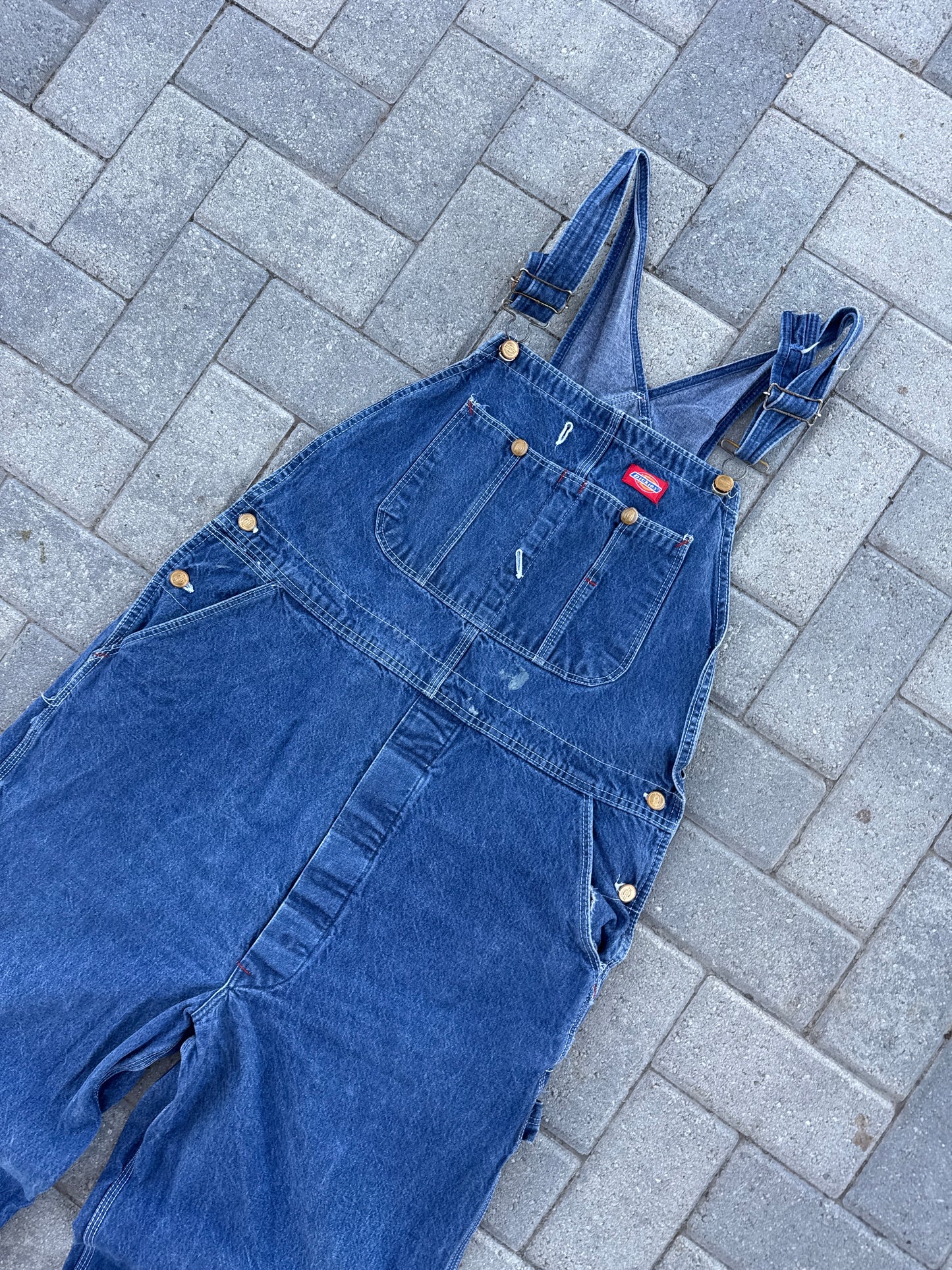 (40x34) Vintage Dickies Denim Overalls