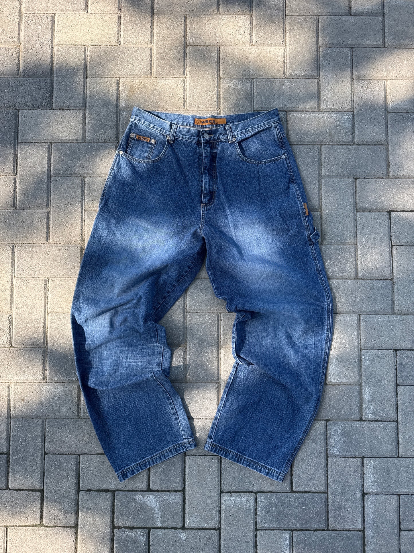 (36x34) Vibes Jeans Y2K CarpenterDenim Pants