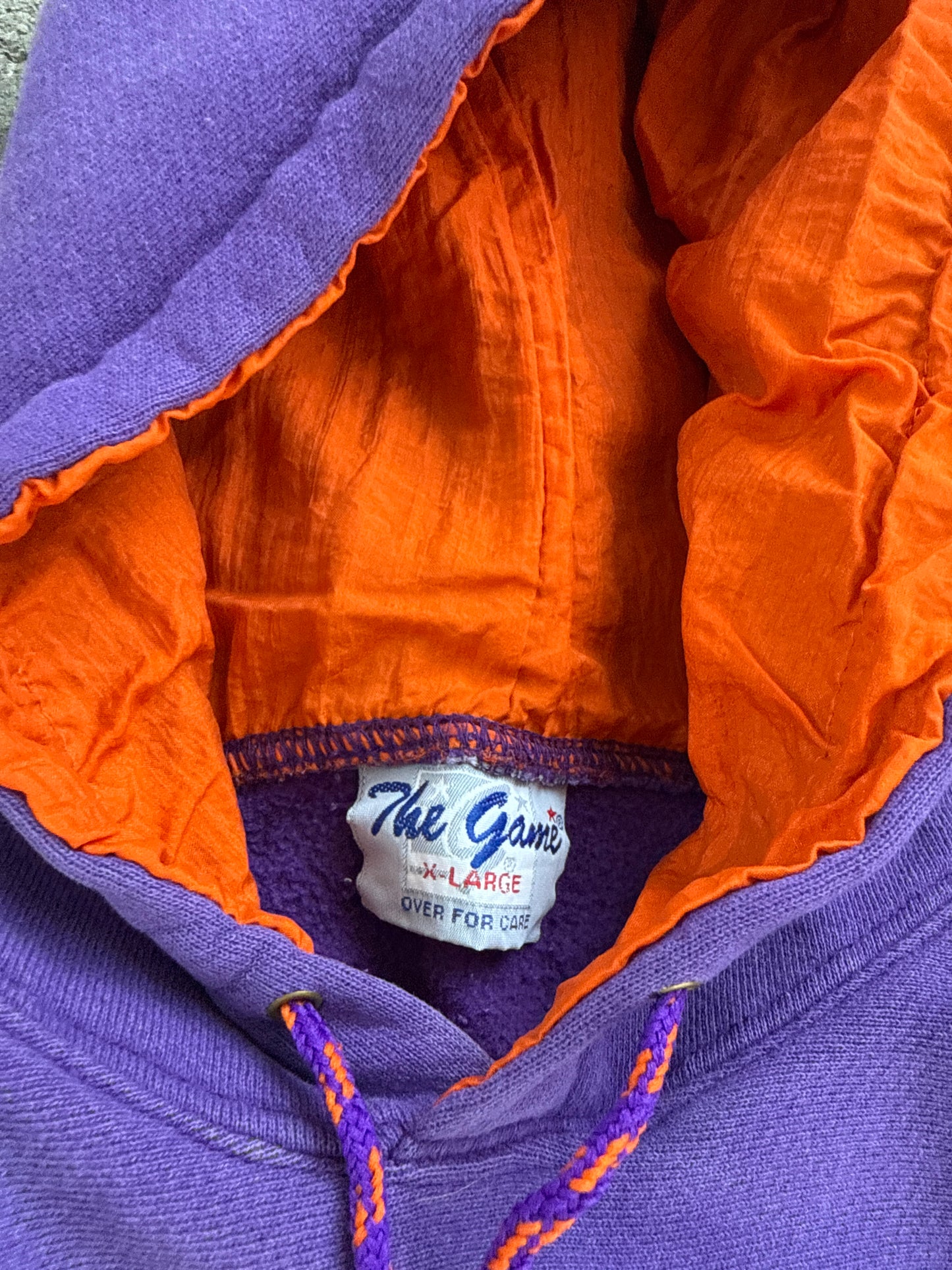 (M) 90s Phoenix Suns Purple Basketball Hoodie