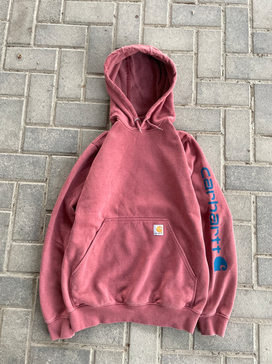 (S) Salmon Pink Carhartt Hoodie