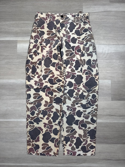 (34x32) Vintage Winchester Duck Camo Double-Knee Pants
