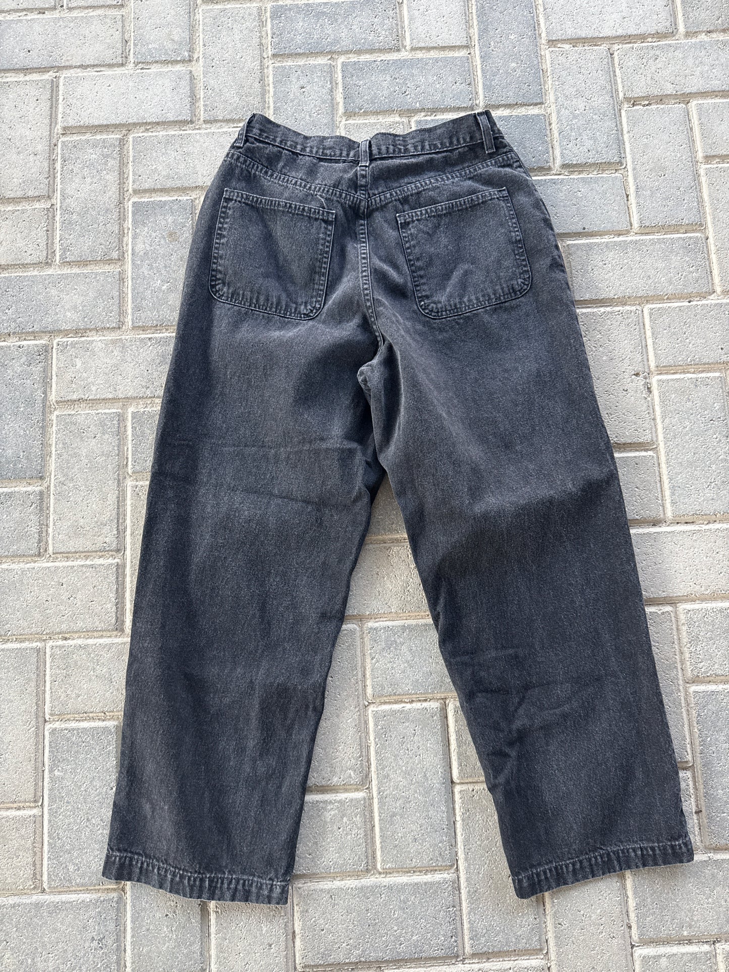 (26x27) Vintage GAP Black Baggy Women Pants
