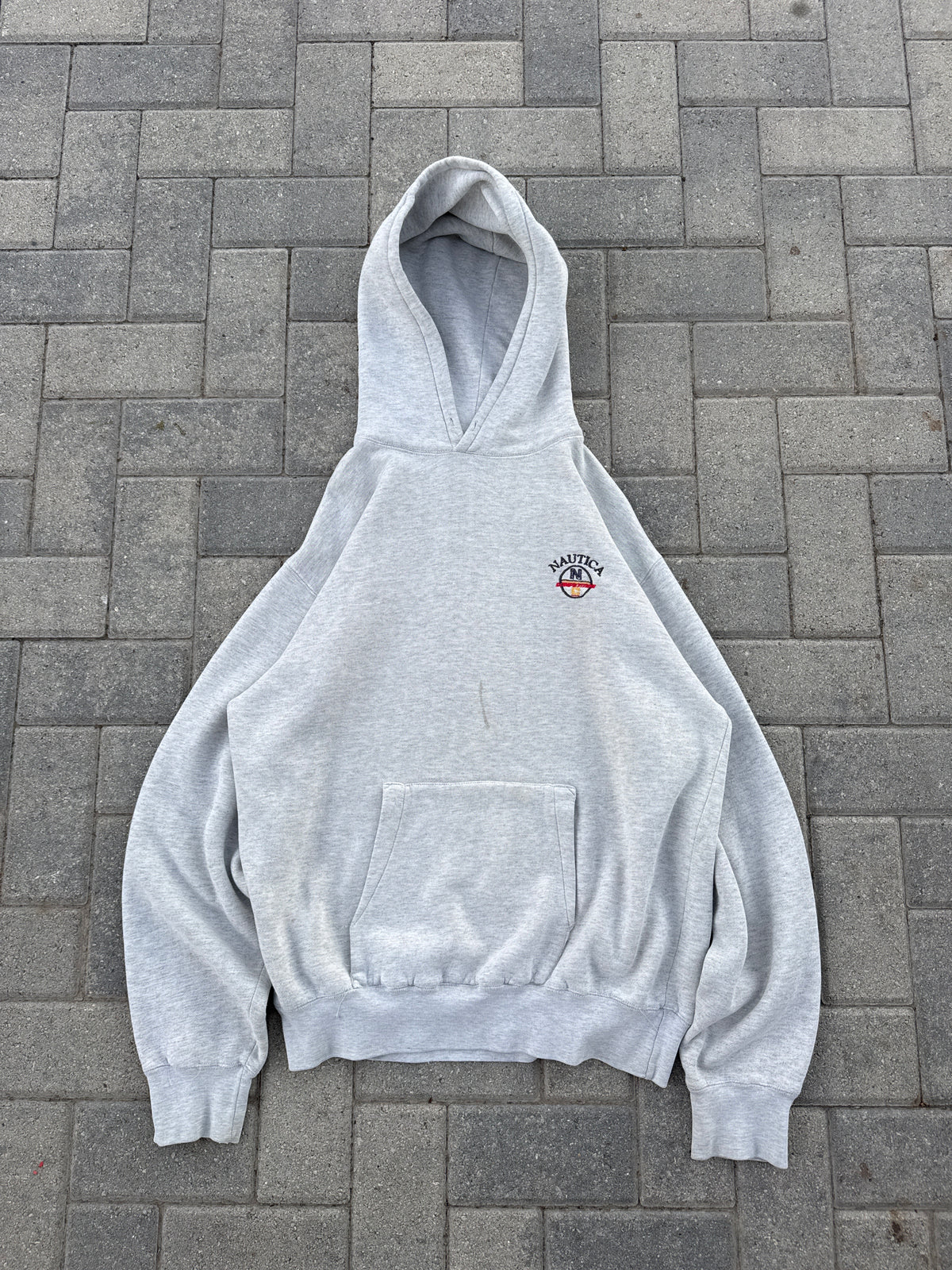 (XL) Vintage Nautica Gray Hoodie