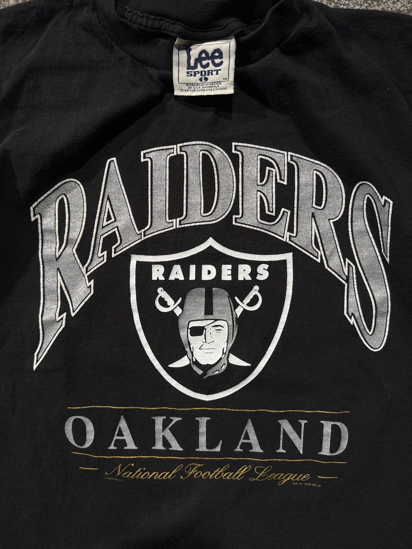 (M) 90s Lee Sports Oakland Raiders Tee