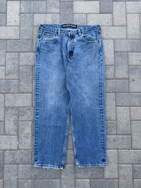 (34x30) Vintage Nautica Jeans Baggy Pants