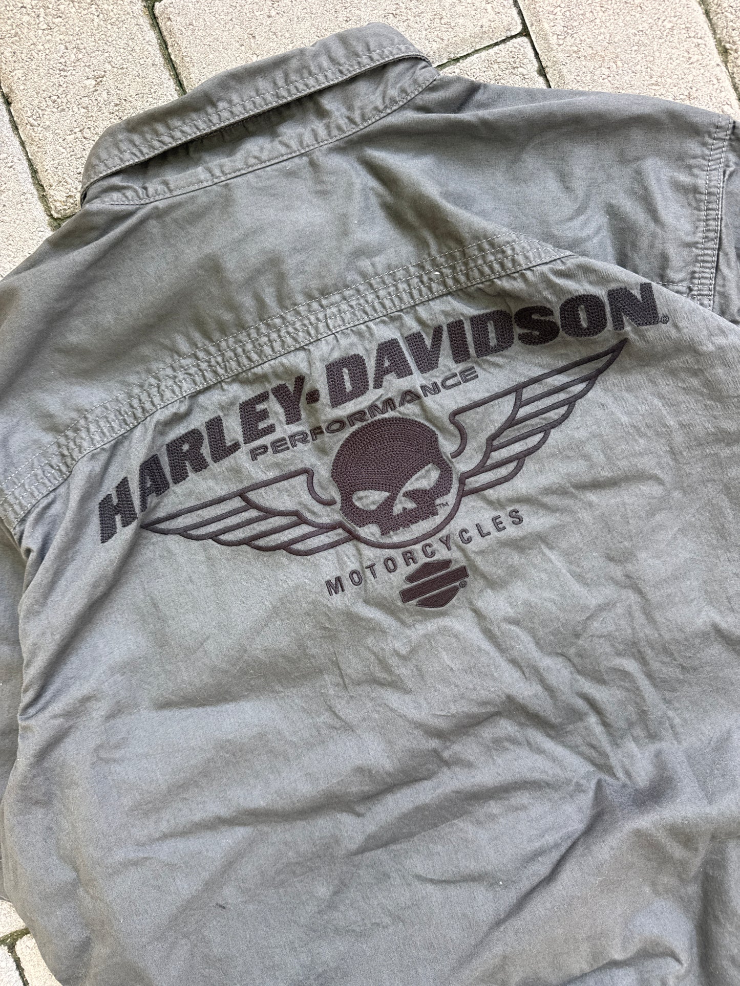 (XL) Harley Davidson Button-Up