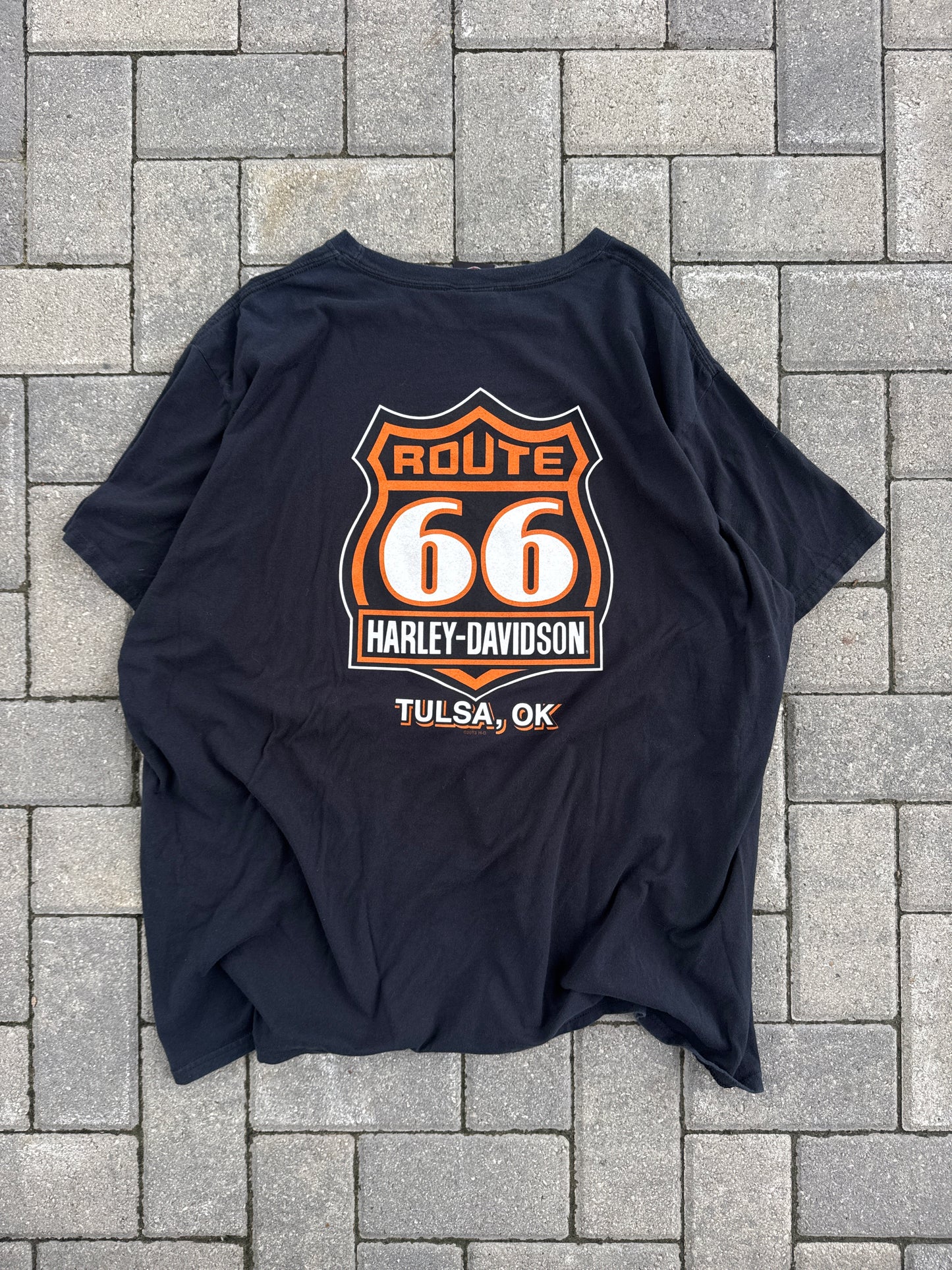 (2XL) Harley Davidson Tulsa 00s Tee