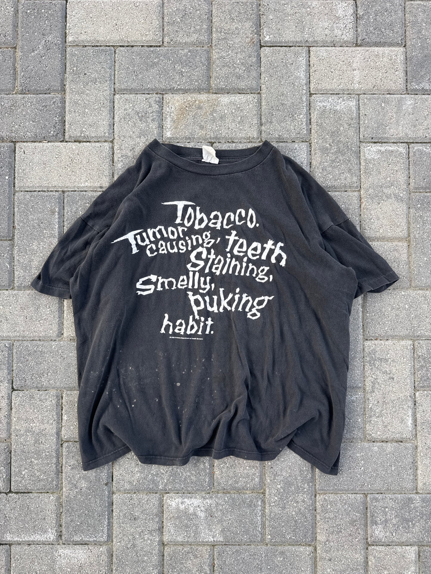 (XL) Vintage Anti-Smoking Tobacco Tee