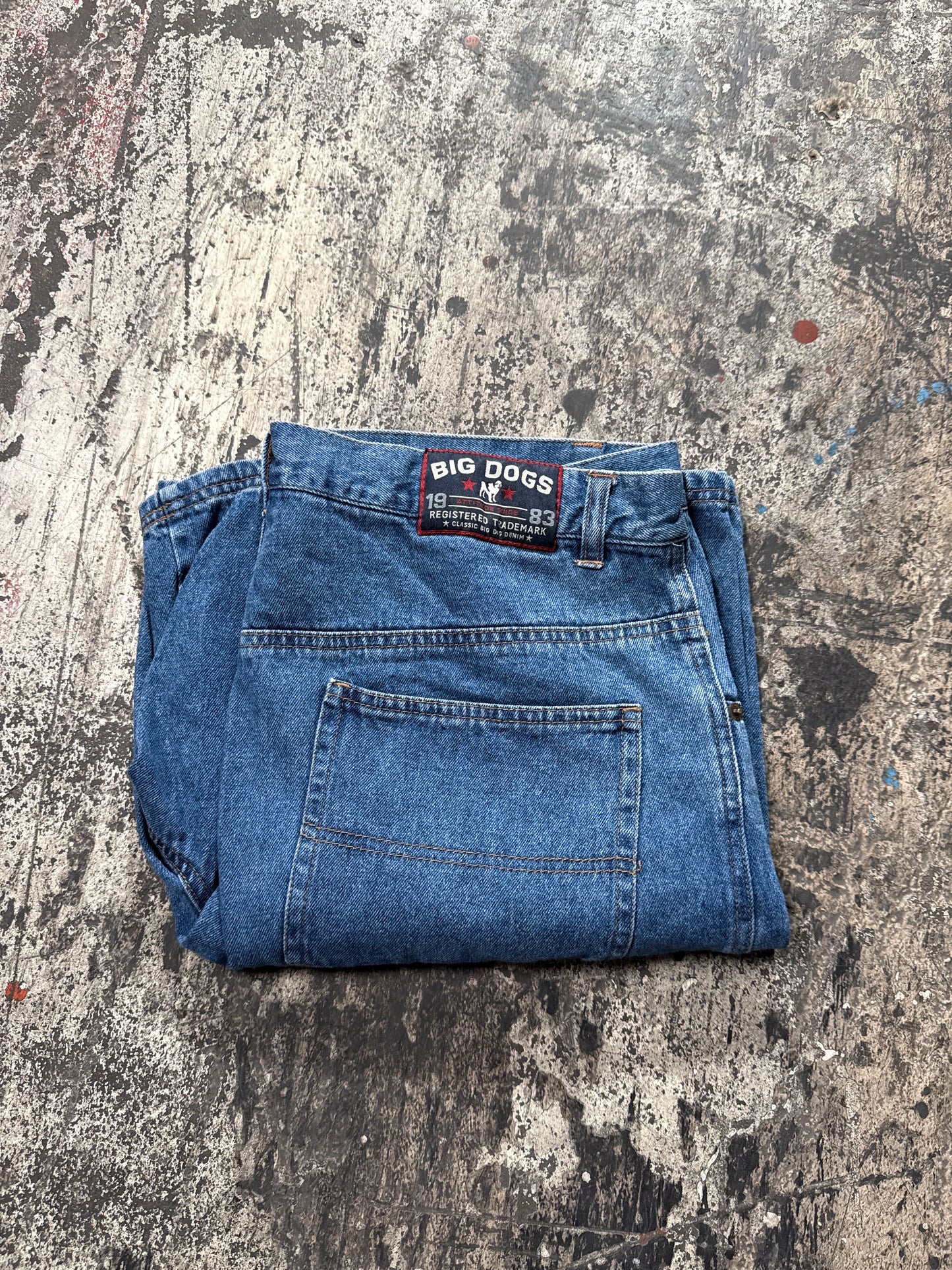 (36) Vintage Big Dogs Jorts