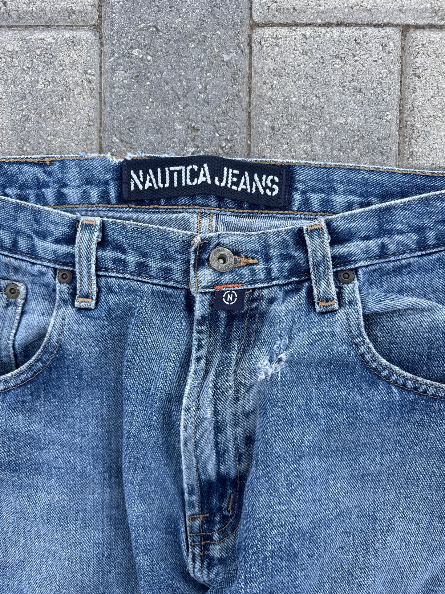 (34x30) Vintage Nautica Jeans Baggy Pants