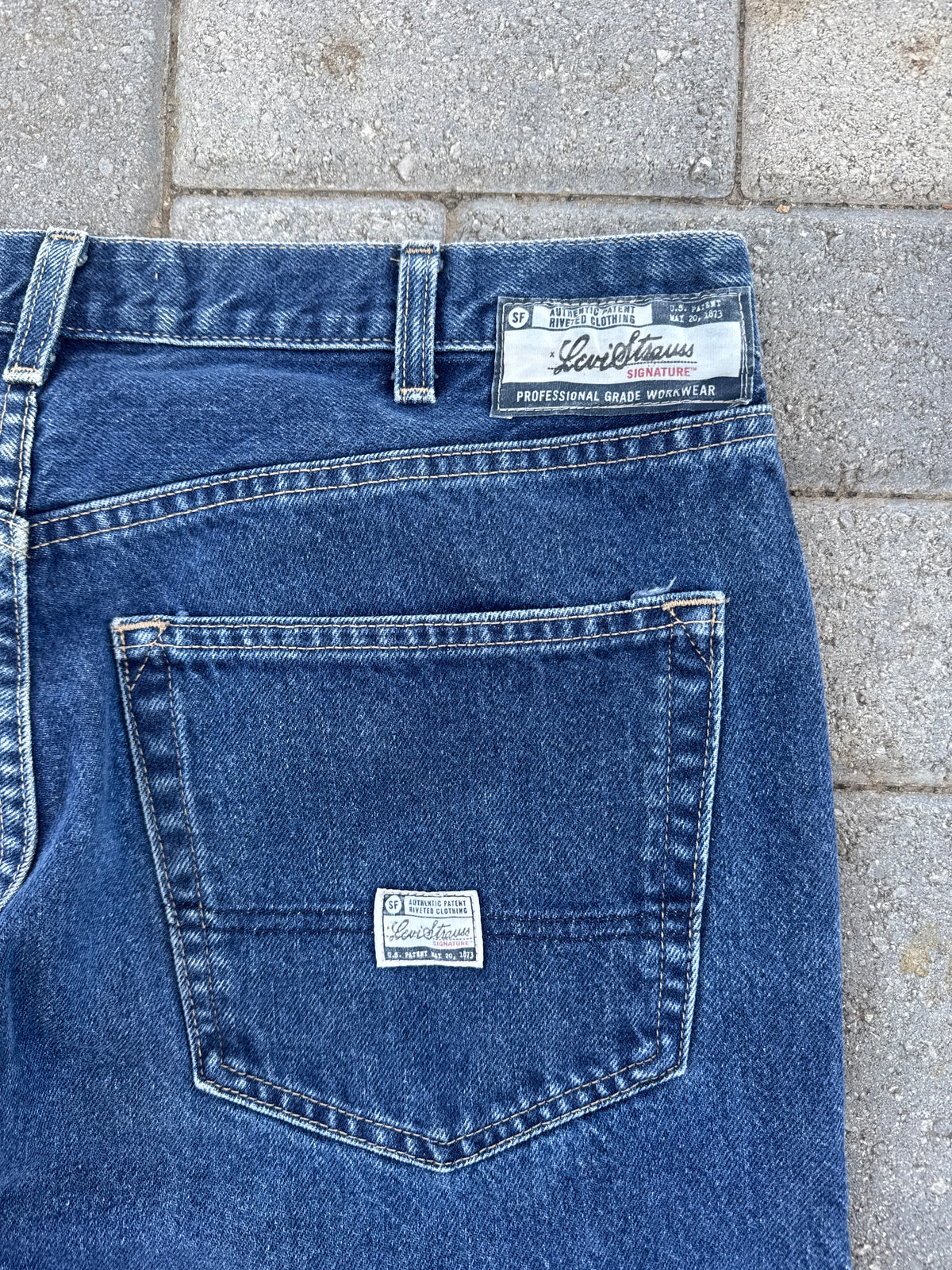 (38x34) Levi’s Strauss Double-Knee Baggy Denim Pants