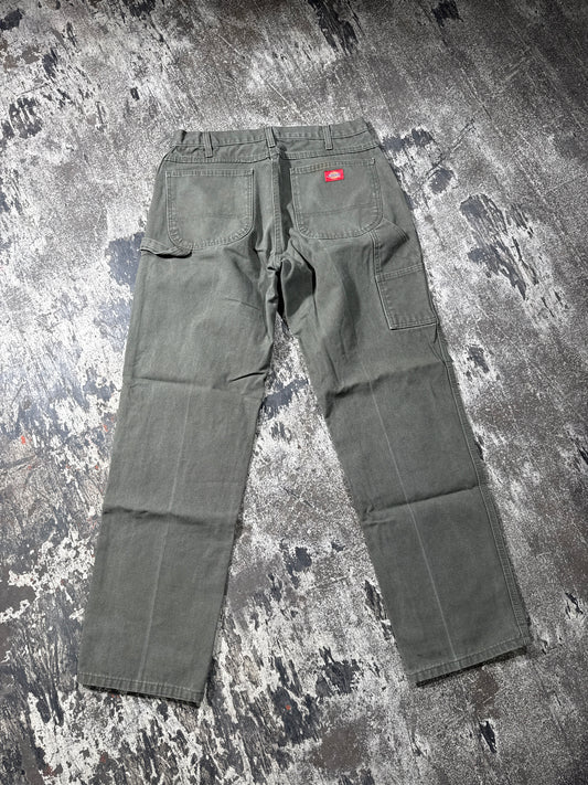 (34x34) Green Dickies Dungaree Carpenter Pants