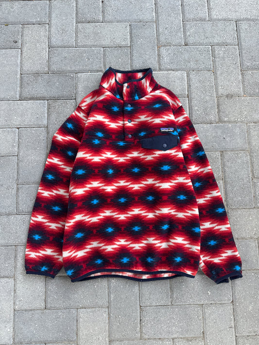 (M) Colorful Patagonia 1/2 Button Up