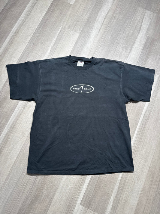 (XL) 90s Nike Black Golf Tour Tee