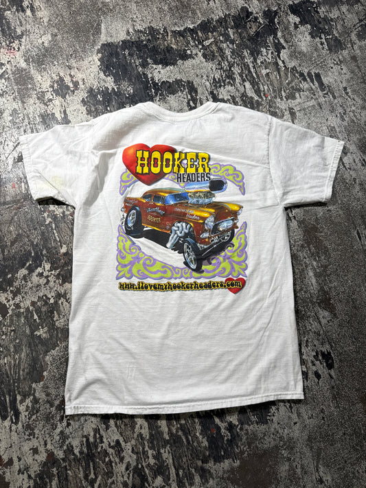 (M) Hookers Headers Car Tshirt