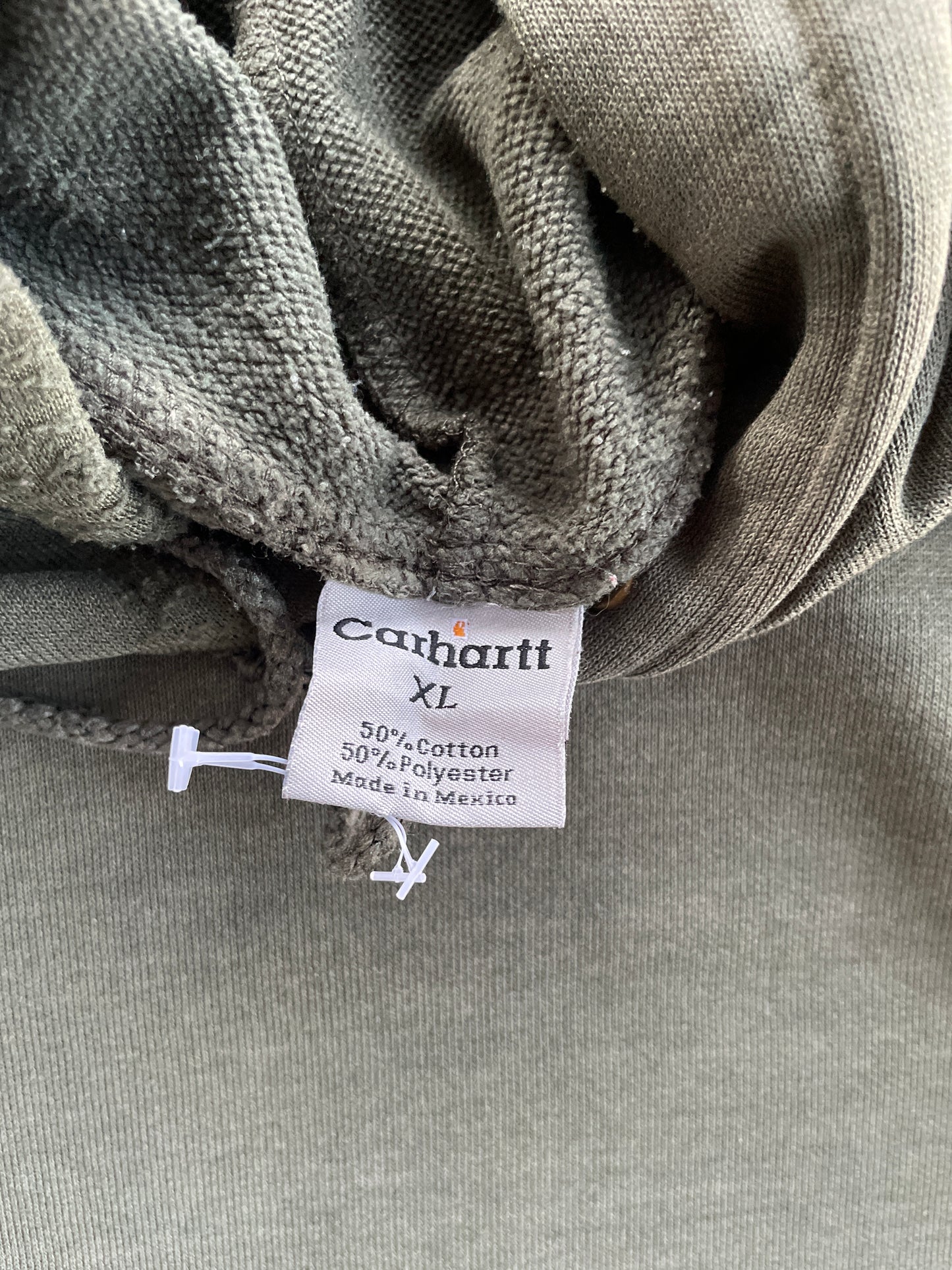 (XL) 90s Green Carhartt Hoodie