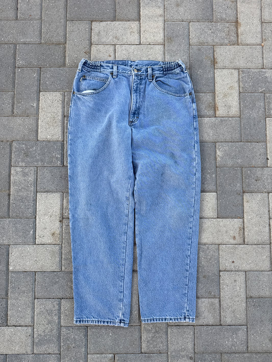 (34x29) Vintage L.L. Bean Flannel Lined Denim Pants