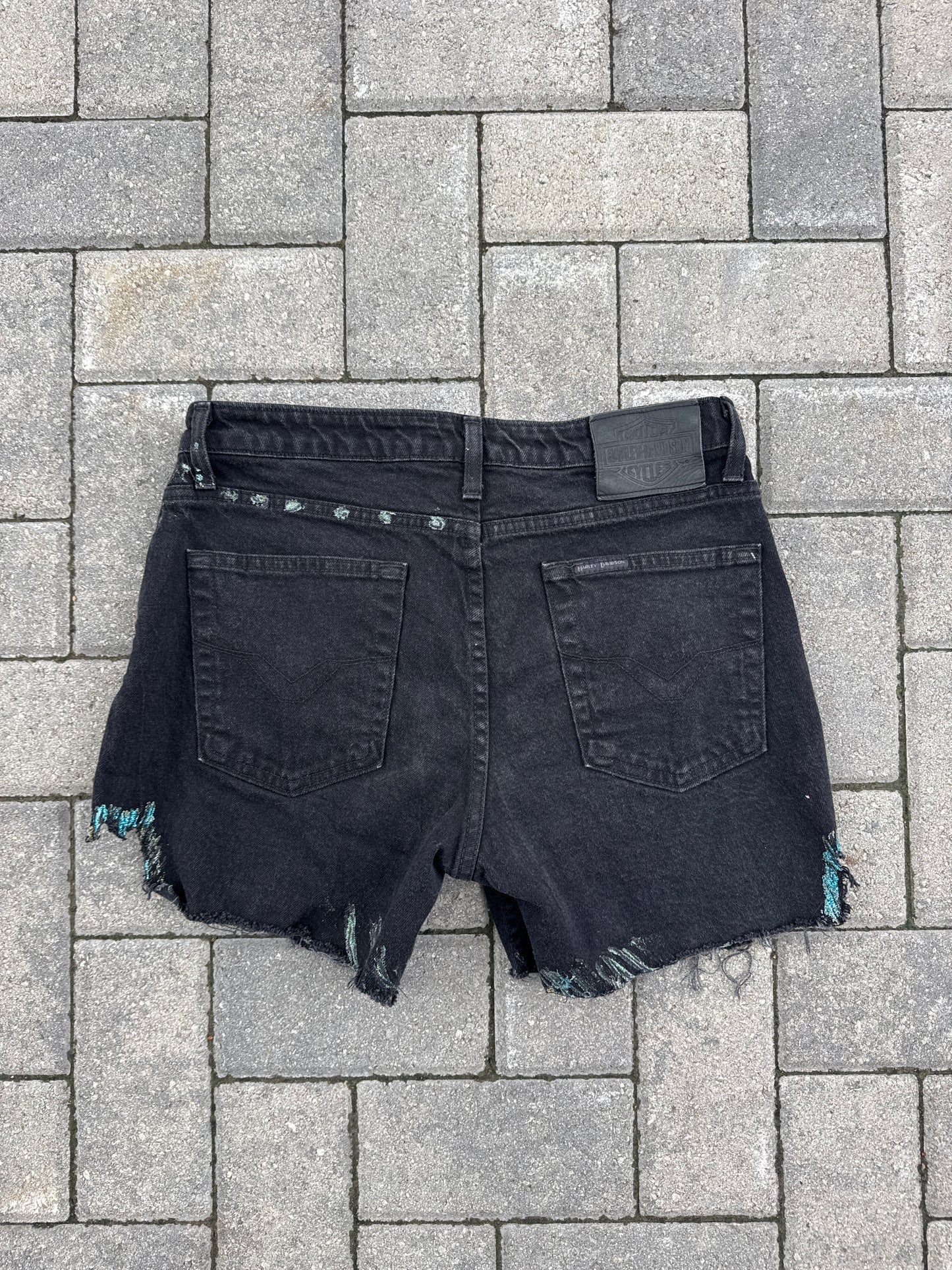 (12) Harley Davidson Cutoff Shorts