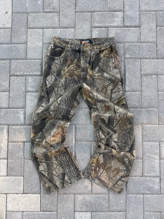 (30x30) Outfitters Ridge RealTree Women Double-Knee Denim Pants