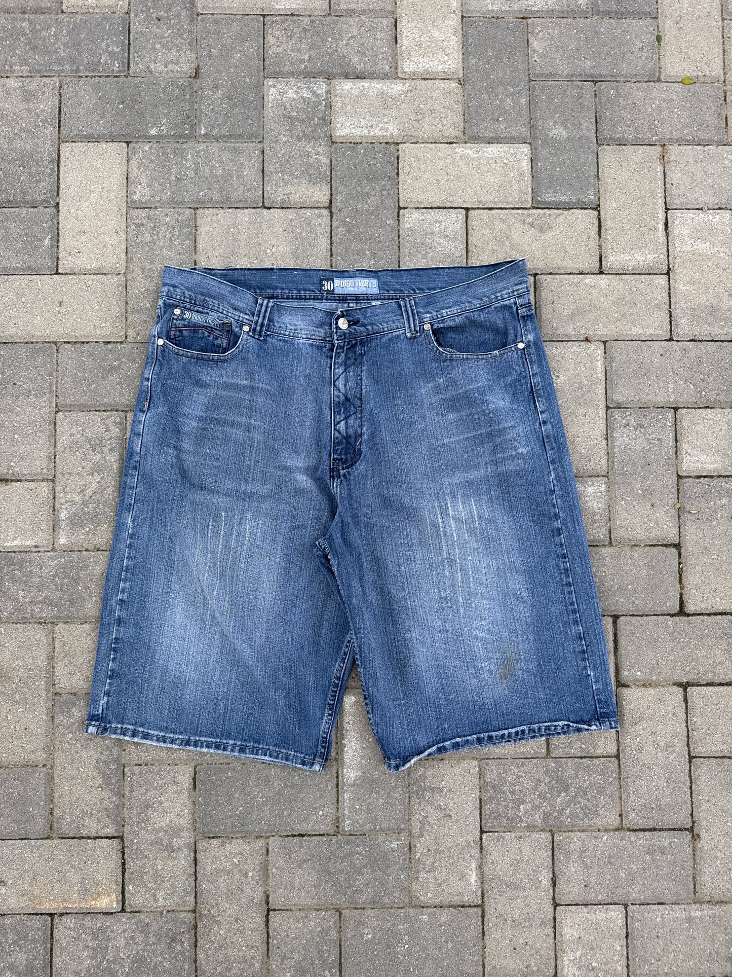 (42) Indigo Thirty Y2K Jorts