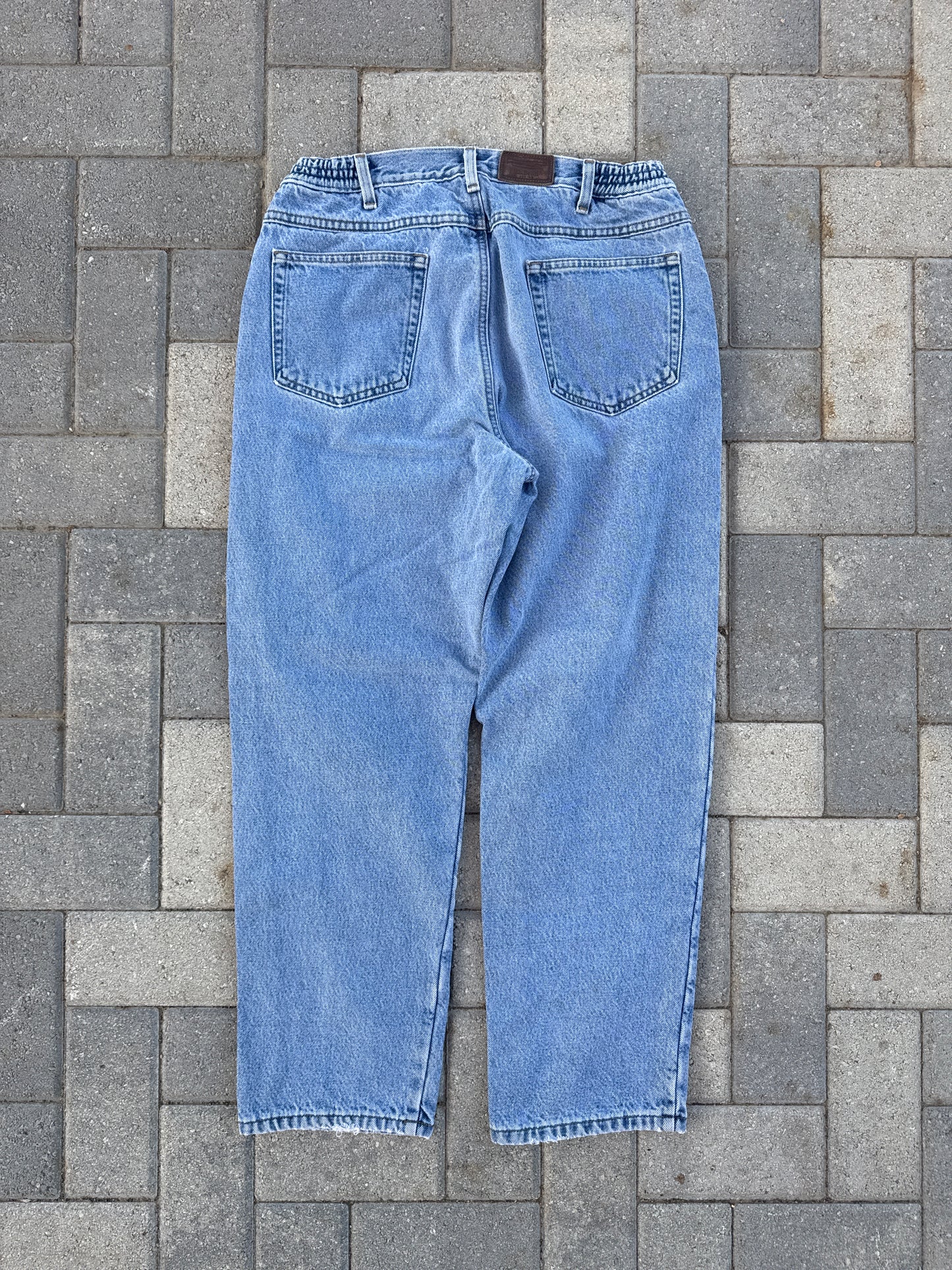 (34x29) Vintage L.L. Bean Flannel Lined Denim Pants