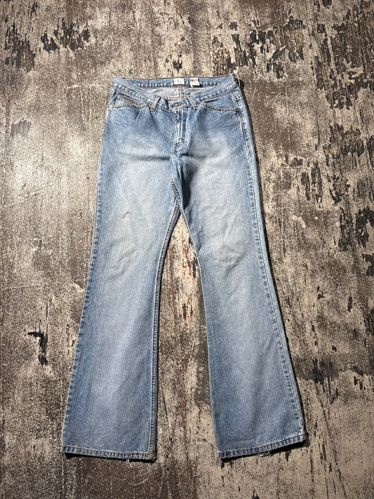 (6) Calvin Klein Flare Sandblast Jeans