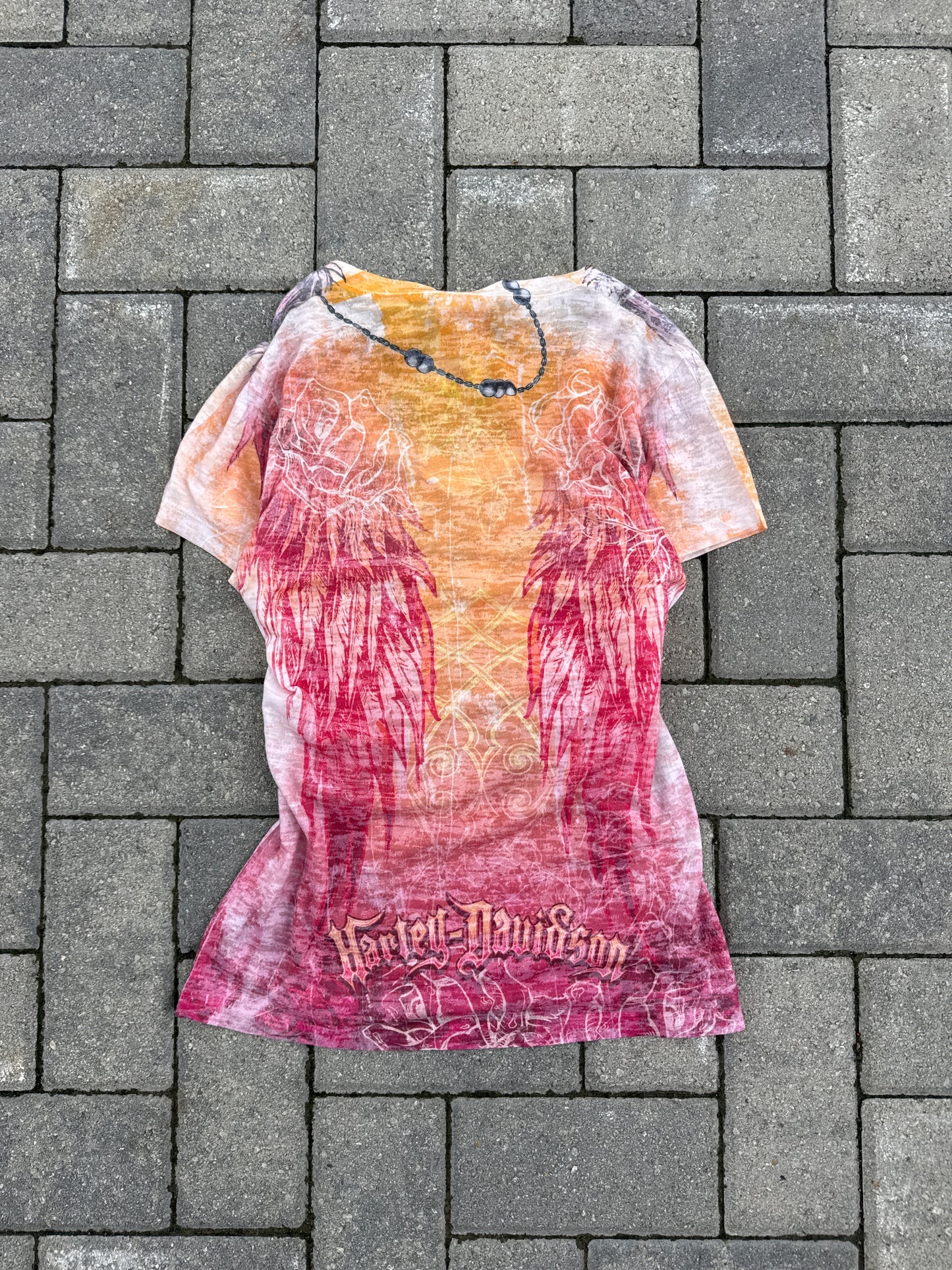 (M) Harley Davidson V-Neck Hawaii Tee
