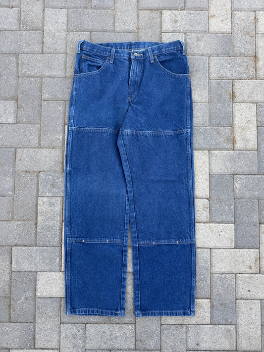 (34x32) Dickies Double-Knee Denim Pants