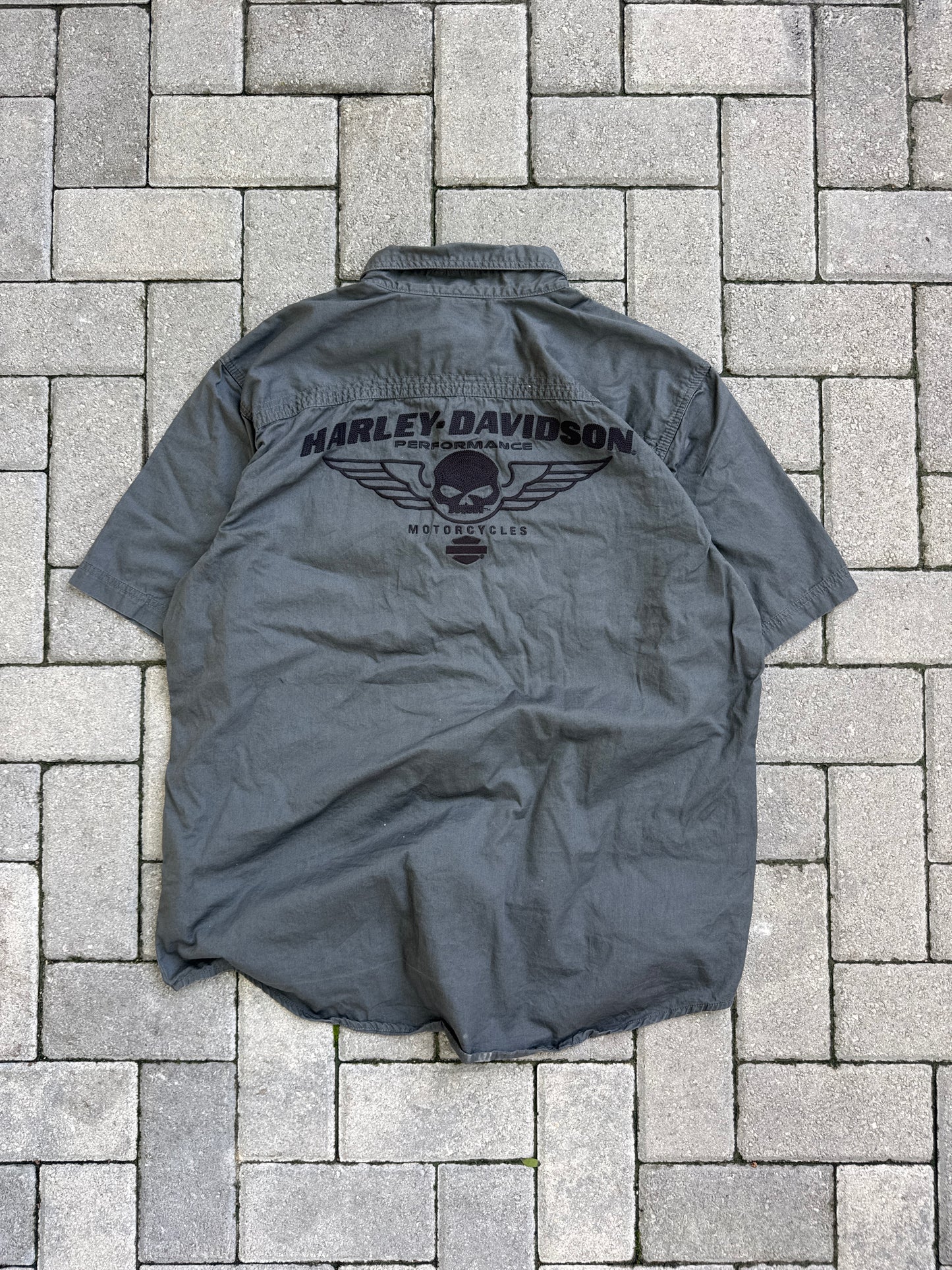 (XL) Harley Davidson Button-Up