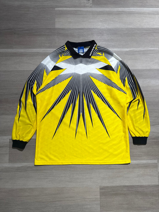 (XL) 90s Umbro Yellow Goalkeeper Jersey