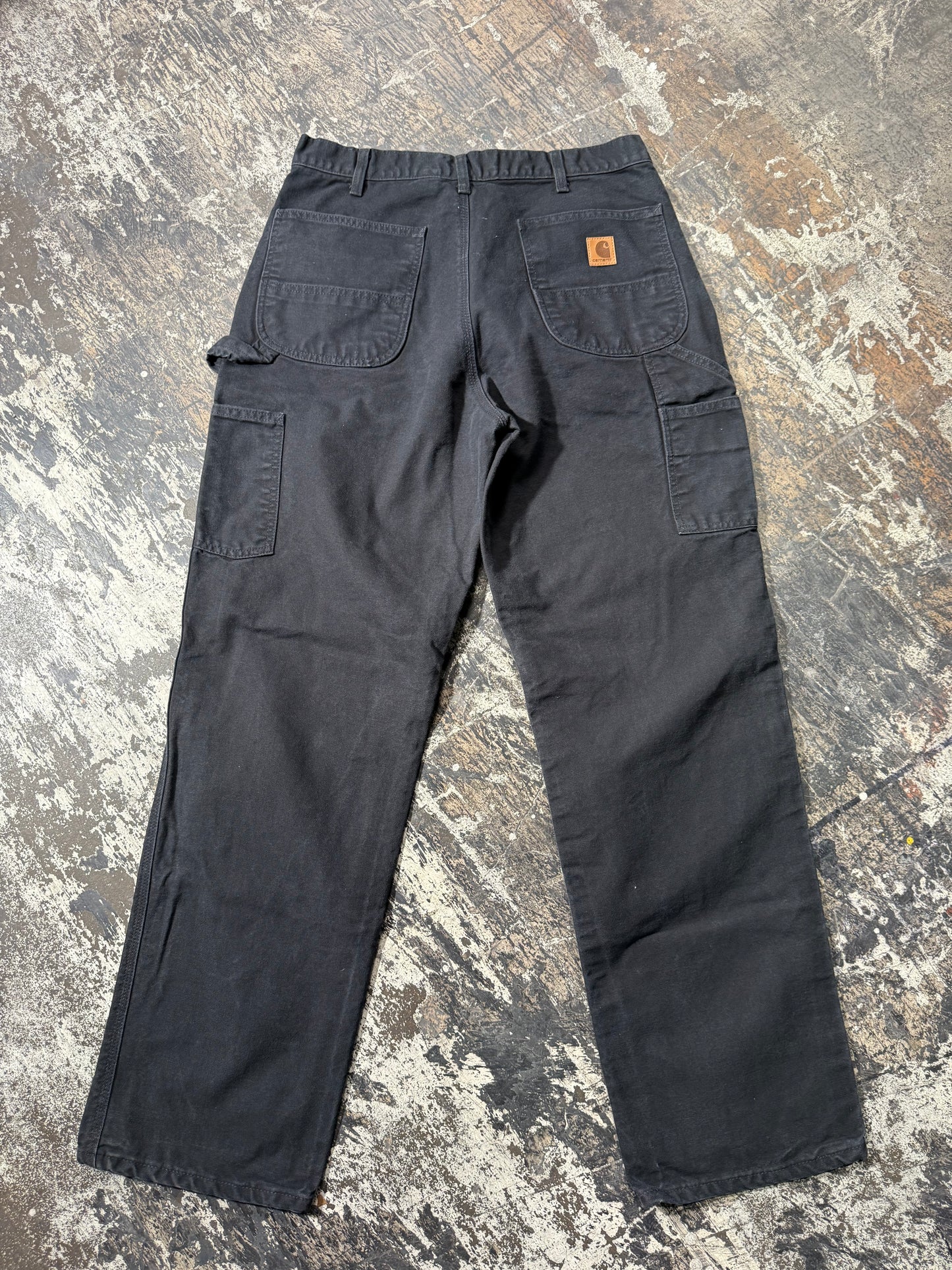 (34x34) Black Carhartt B11 Dungaree Carpenters